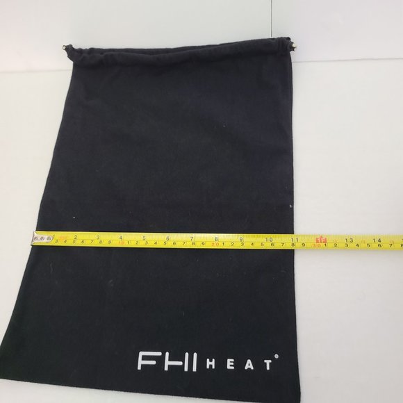 FHI heat Drawstring travel bag-Pouch-Holder- 16" x 11"-Black - Picture 2 of 4